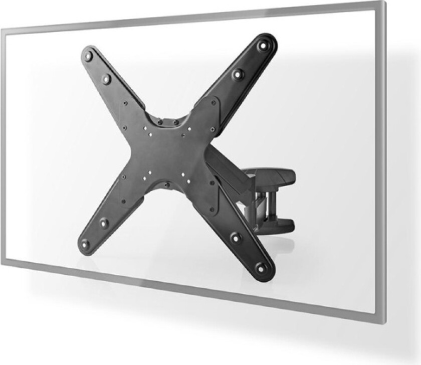 Nedis Vertikal TV Veggfeste 23-55 " Maximum skjerm vekt: 30 kg Vertikal bevegelse: 0-282 mm Minimum vegg avstand: 61 mm Maksimum vegg avstan