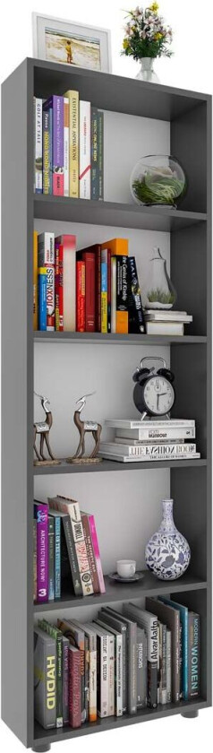 Bulas5 hylle 5 hyller antracitt.