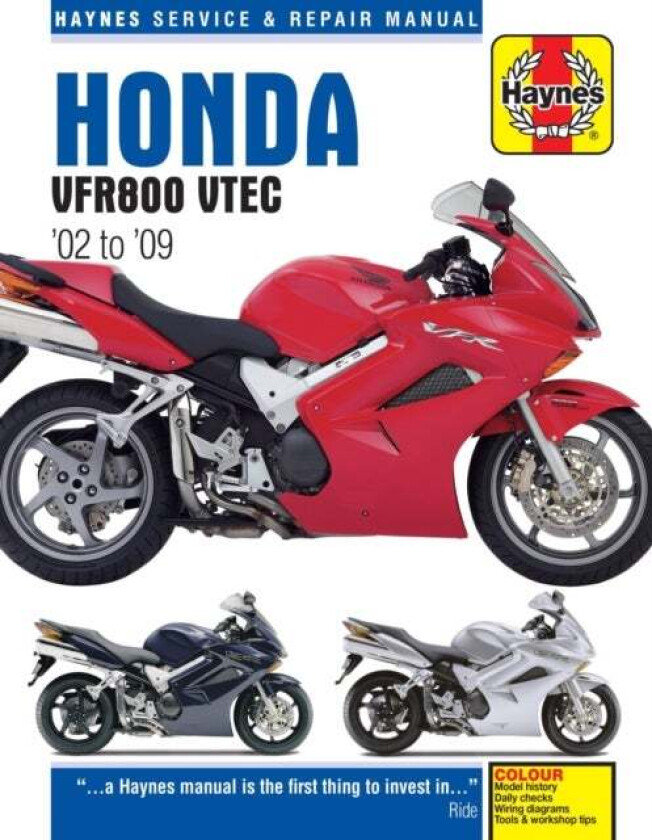 Honda VFR V-Tec V-Fours (02 - 09) Haynes Repair Manual av Haynes Publishing