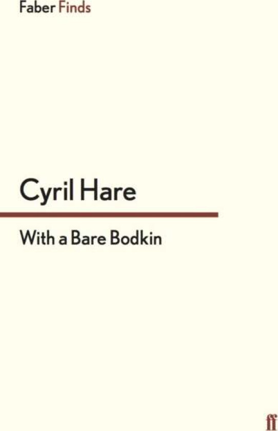 With a Bare Bodkin av Cyril Hare