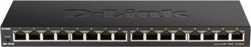 DGS-1016S 16-Port Gigabit Unmanaged Switch