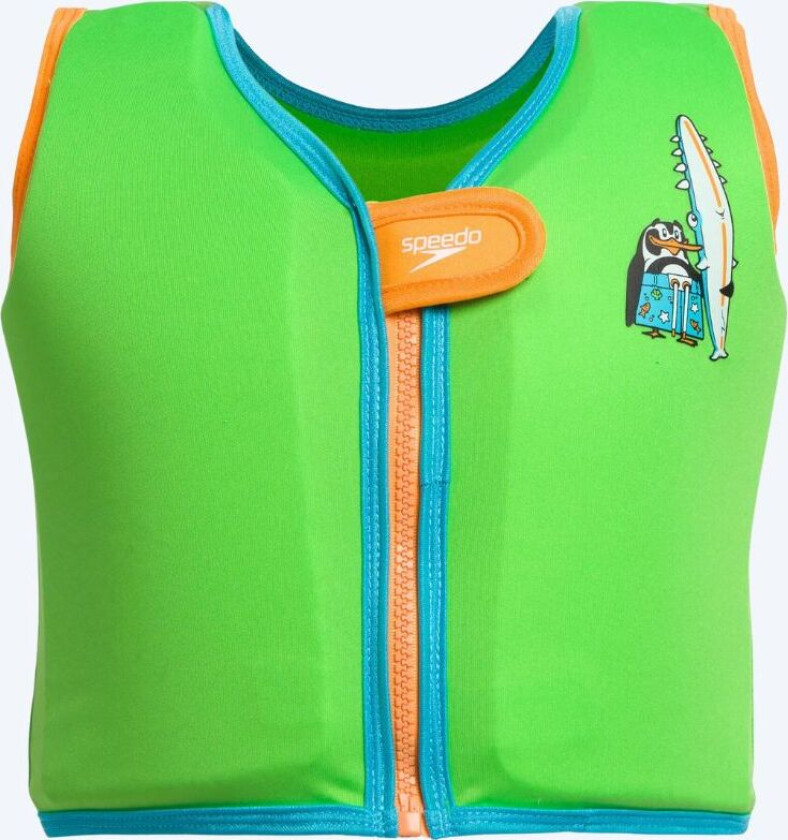 svømmevest til barn - Grønn/oransje