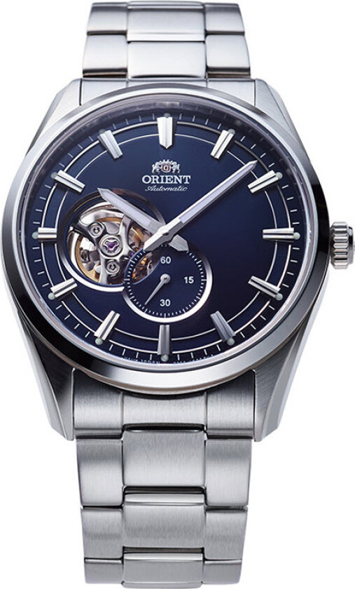Contemporary Open Heart Sapphire Automatic RA-AR0003L - Automatisk - Sølv - Herreklokker - Rustfritt stål - ledd m/pin - Safir