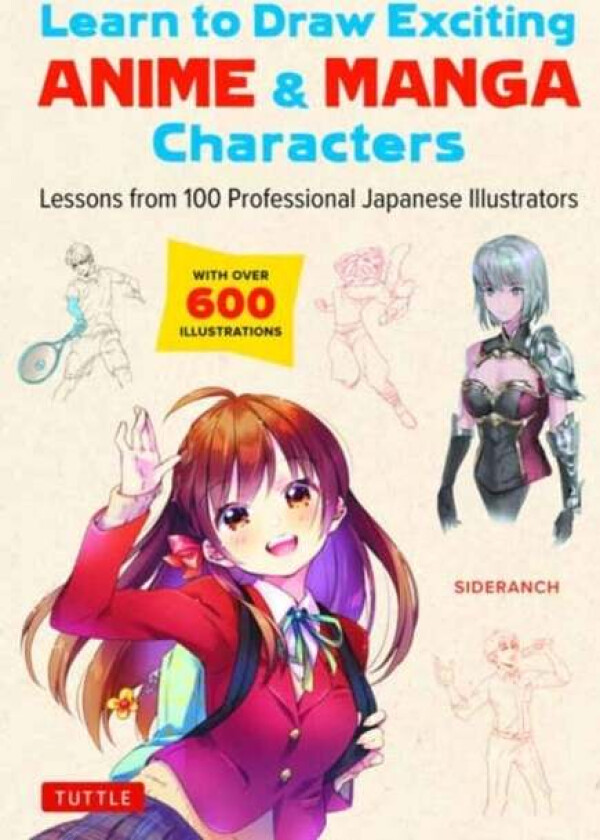Learn to Draw Exciting Anime & Manga Characters av Sideranch