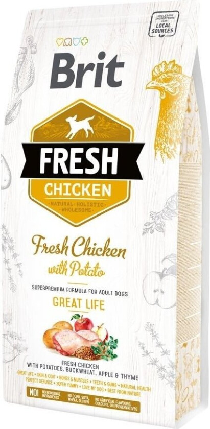 Brit Fresh Chicken with Potato Adult (2,5 kg)