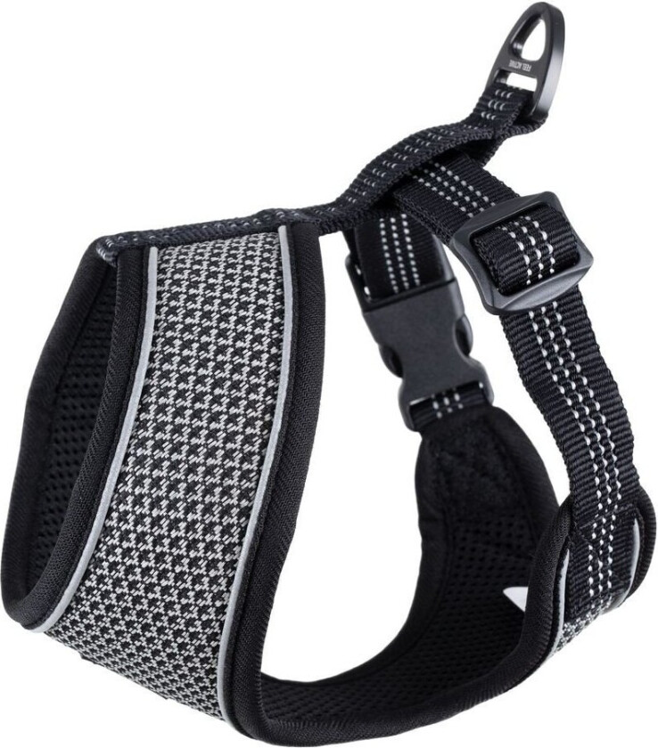 Feel Active Reflective Soft Hundesele Svart (XL)