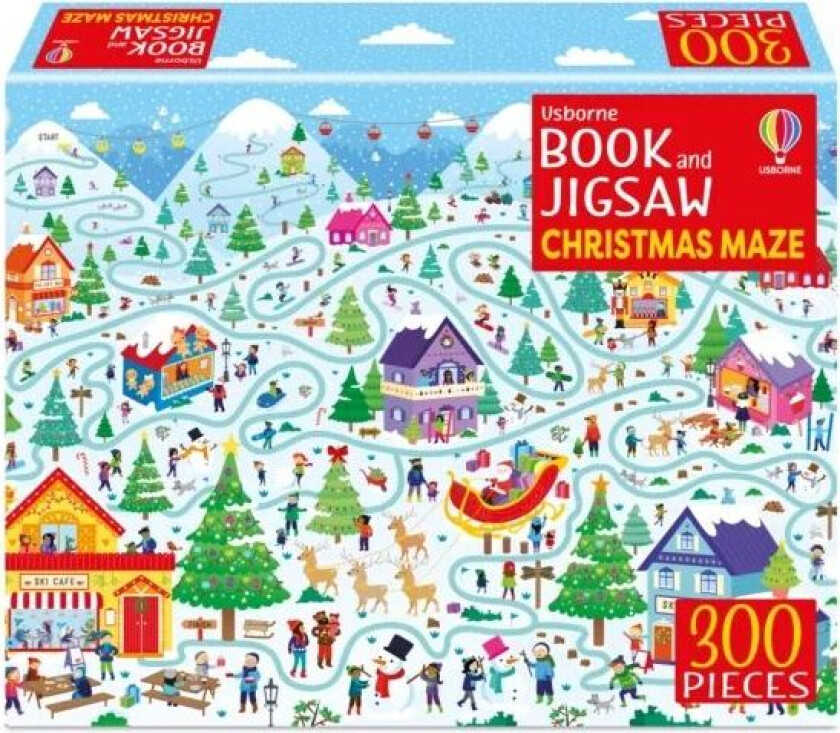 Usborne Book and Jigsaw Christmas Maze av Kate Nolan, Sam Smith