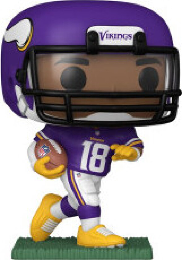 NFL POP! Fotball Vinyl Figur Vikings - Justin Jefferson 9 cm