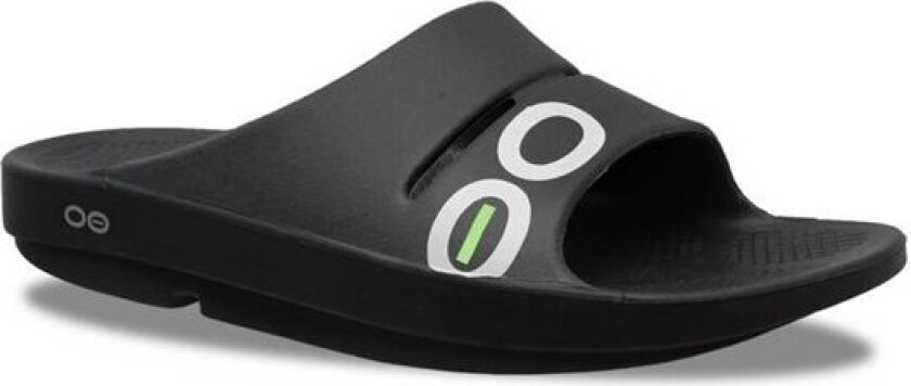 OOFOS Ooahh Sport Unisex Black EU 37, Black