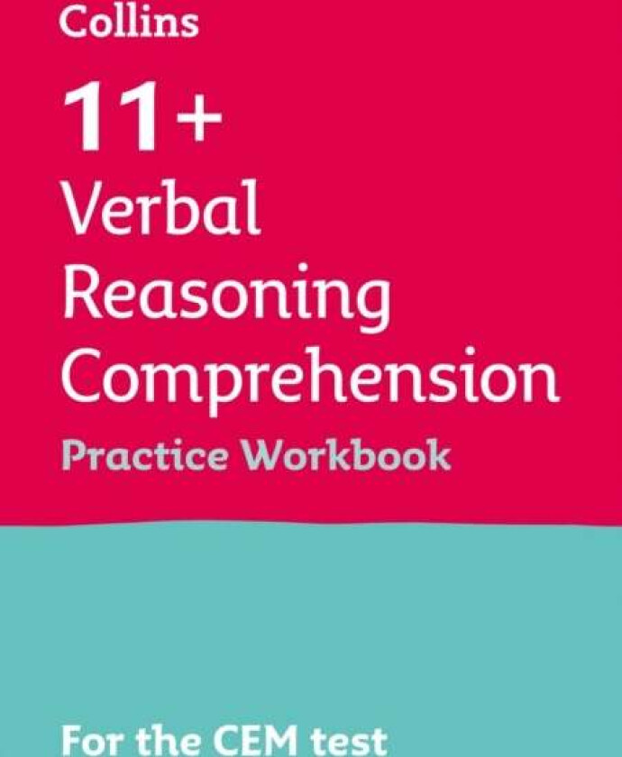 11+ Verbal Reasoning Comprehension Practice Workbook av Collins 11+