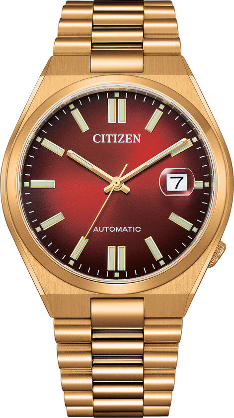 Tsuyosa Automatic NJ0153-82X - Automatisk - Rosegull - Herreklokker - Rustfritt stål - ledd m/pin - Safir