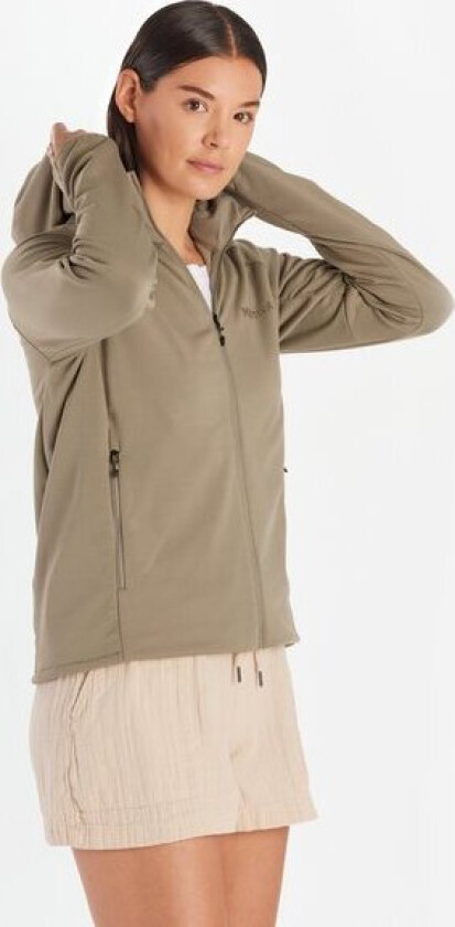 Wm'S Lectone Flc Hoody Grey L, Grey