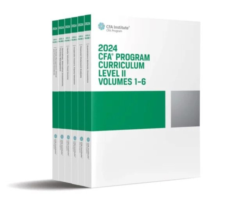 2024 CFA Program Curriculum Level II Box Set av CFA Institute