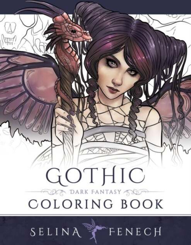 Gothic - Dark Fantasy Coloring Book av Selina Fenech