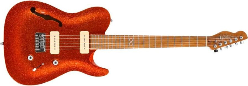 Ml3 Semi Hollow Pro Trad Burnt Orange Sparkle