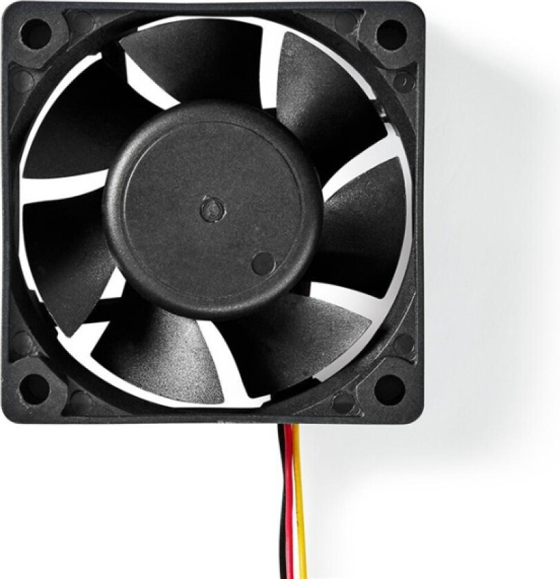 Nedis DC-vifte DC Vifte størrelse: 60 mm 3-Pin 32.3 dBA Sort