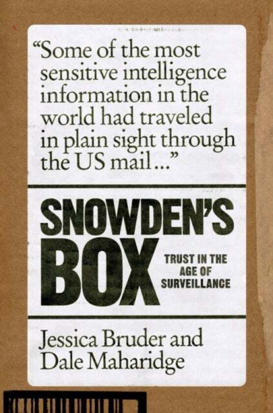 Snowden's Box av Jessica Bruder, Dale Maharidge