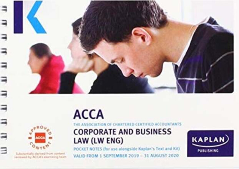 CORPORATE AND BUSINESS LAW (ENG) - POCKET NOTES av KAPLAN PUBLISHING