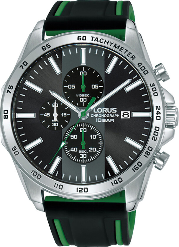 Mens Chronograph RM349GX9 - Kvarts - Sølv - Herreklokker - Silikon - Mineral