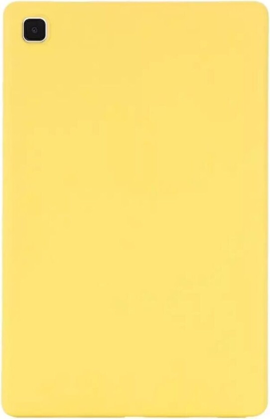 Samsung Galaxy Tab A7 10.4" (2022 - 2020) Liquid Silikone Shockproof Bakdeksel - Gul