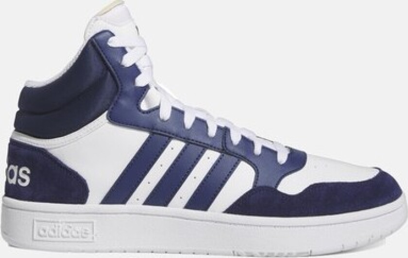 Hoops 3.0 Mid, Ftwwht/Dkblue/Dkblue, 40 2/3