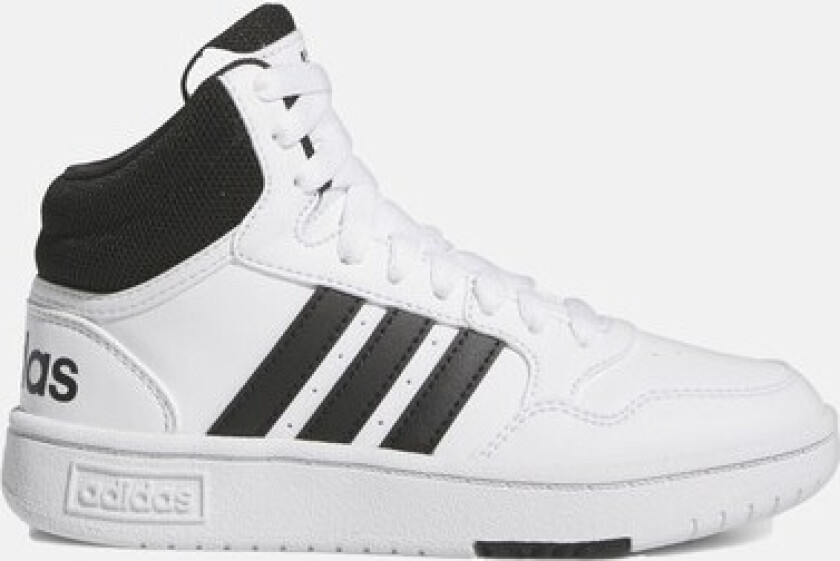 Hoops 3.0 Mid K, Ftwwht/Cblack/Cblack, 38