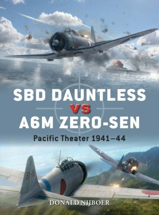 SBD Dauntless vs A6M Zero-sen av Donald Nijboer