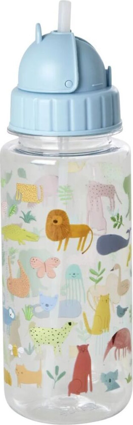Sweet Jungle Print Stor Drikkeflaske