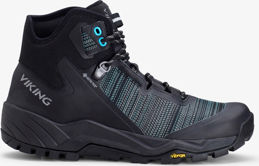 Unisex Cerra Rolling Mid Gore-Tex 45, Black/Aqua