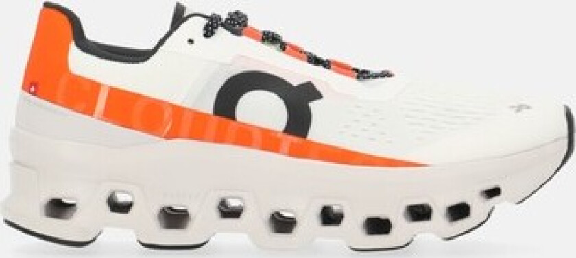 Cloudmonster Dame Undyed White/Flame 38