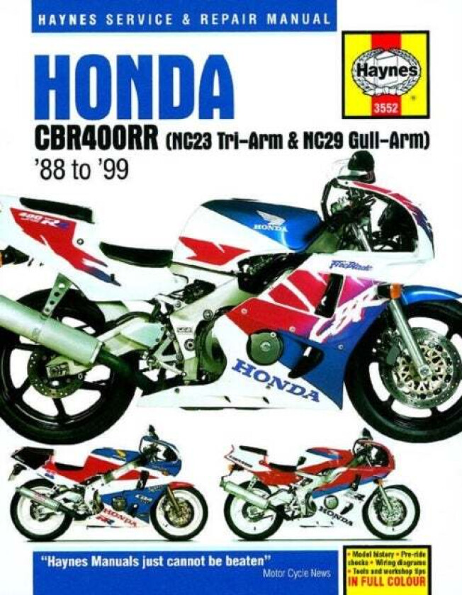 Honda CBR400RR Fours (88 - 99) av Haynes Publishing