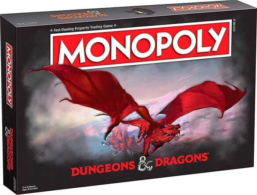 Spill Monopoly Dungeons & Dragons Eng