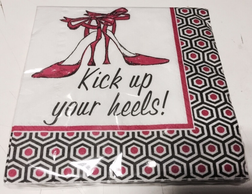 Servietter kick up your heels, 8 stk små