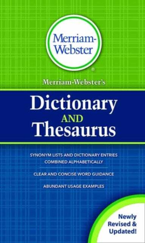 MerriamWebster¿s Dictionary and Thesaurus av MerriamWebster