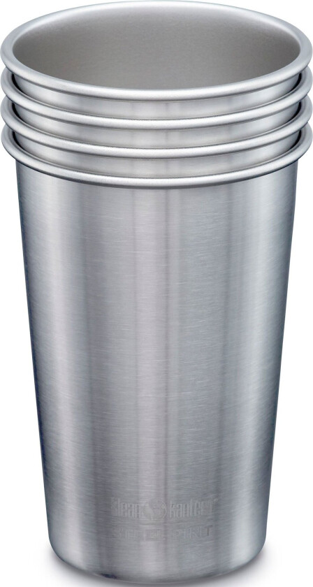 Steel Pint 473 ml 4-pack 473 ml, Brushed Stainless