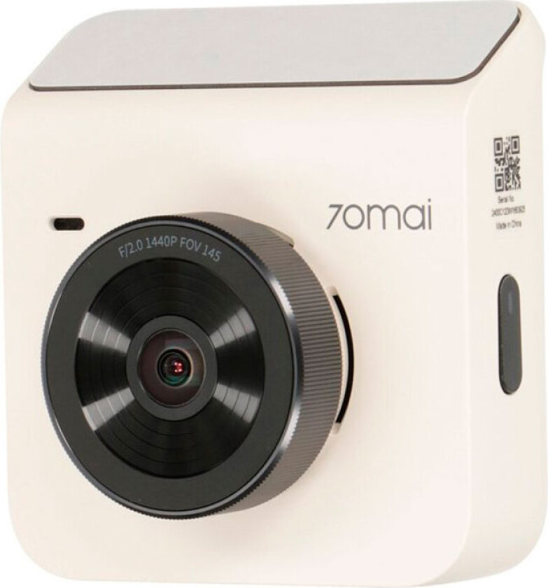 70 mai Dash Cam A400 MiDrive A400 Hvit Dashkamera 1440p, G-sensor, WiFi
