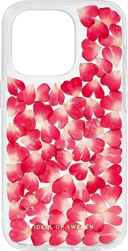 iPhone 14 Pro iDeal Of Sweden Clear Deksel - Red Roses