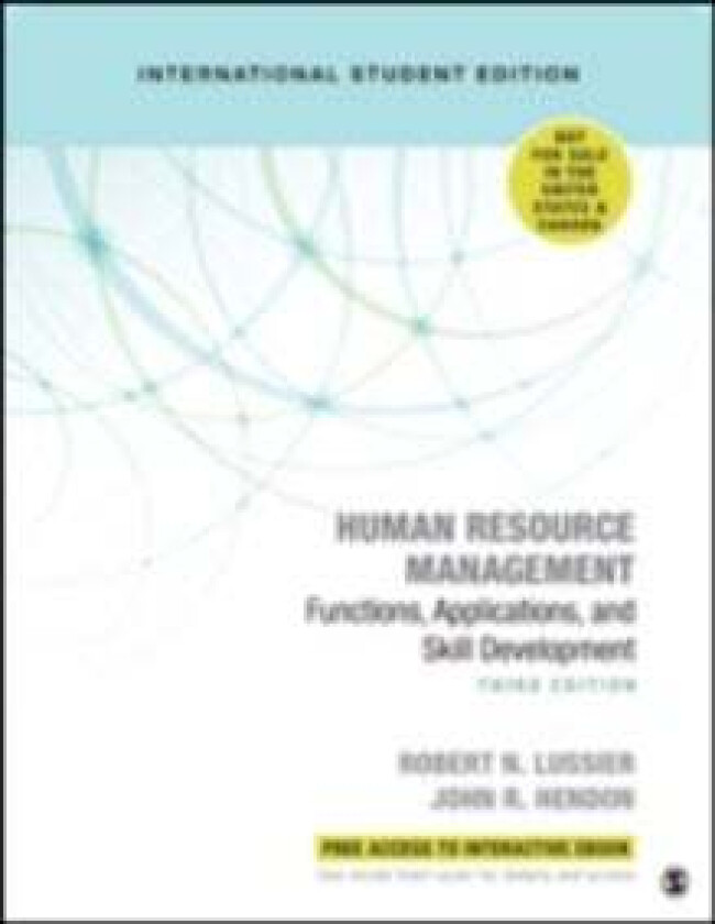 Human Resource Management - International Student Edition av Robert N. Hendon John R. Lussier
