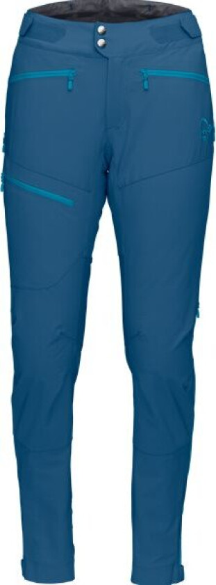Women's Fjørå Flex1 Pants S, Mykonos Blue