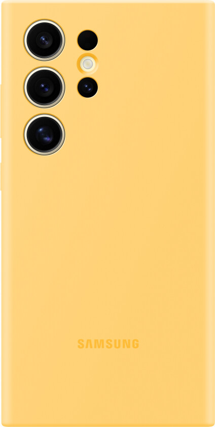 Galaxy S24 Ultra Silicone Case, Yellow