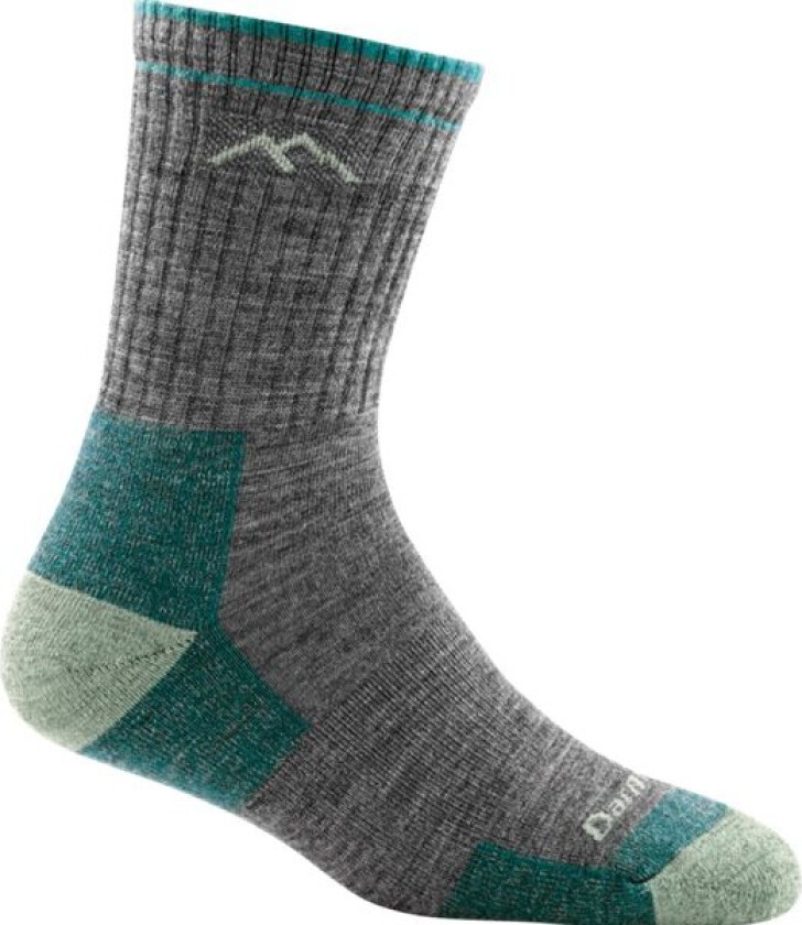 Women's Hiker Micro Crew Midweight Hiking Sock Cushion 35-38, Slate