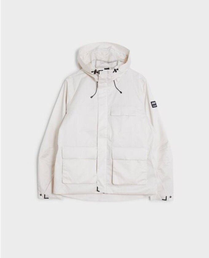 Unisex Utility Hybrid Rain Jacket XL, Ivory