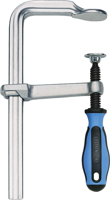 Skruetvinge Viridis stål m/comfortgreb 400Ã80mm