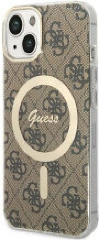 case for iPhone 14 6,1" GUHMP14SH4STW brown hardcase Magsafe IML 4G