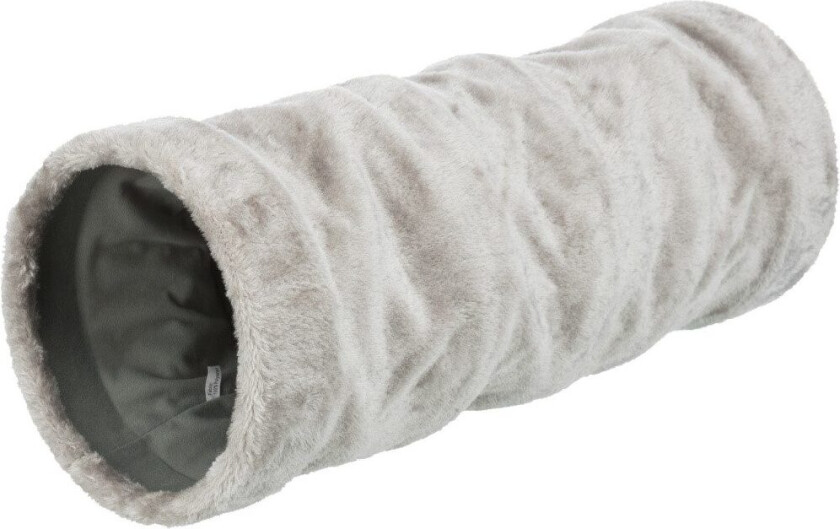Bilde av Playing tunnel plush ø 22 × 60 cm grey