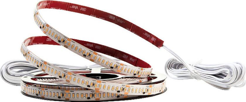 StripLine 5m, 15W/m, 3000K, med 2x5m kabel, IP54