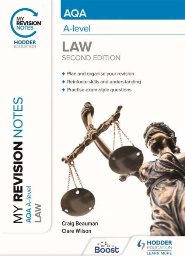 My Revision Notes: AQA A Level Law Second Edition av Craig Beauman, Clare Wilson