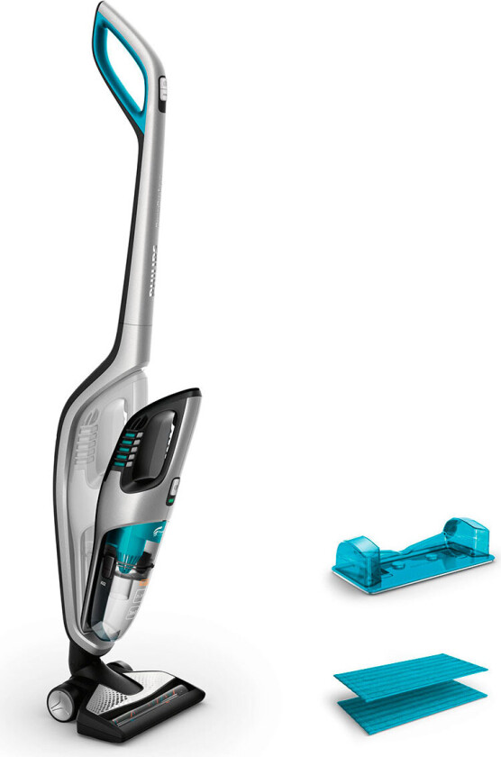 PowerPro Aqua FC6408 - Støvsuger - pinne - uten pose - sølv