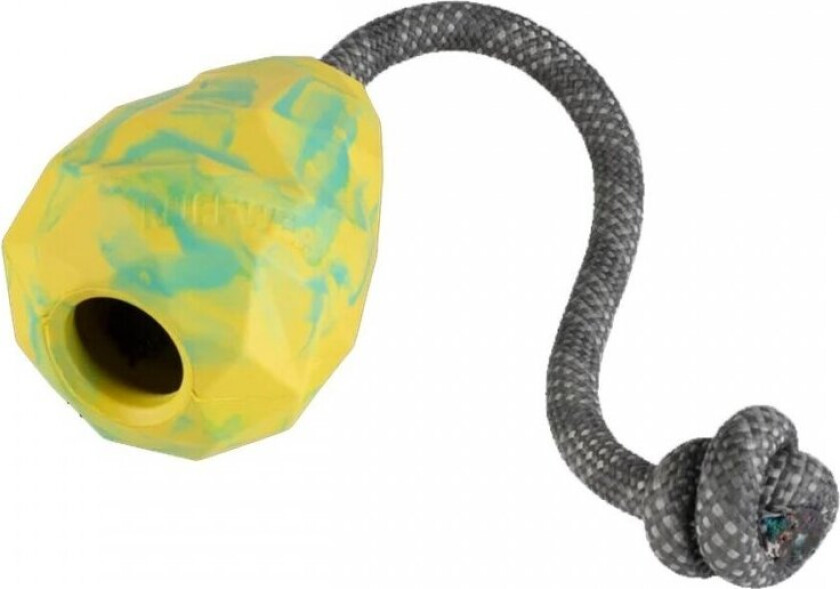 Ruffwear Huck-a-Cone Hundeleke med Tau Gul
