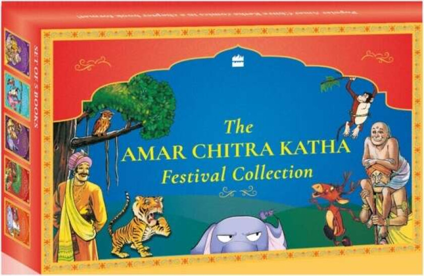 Amar Chitra Katha Festival Collection - Tin box containing 5 books av Amar Chitra Katha